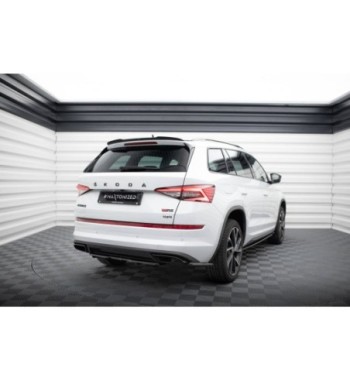 Diffusore posteriore con alette verticali per Skoda Kodiaq RS Mk1 / Mk1 Facelift