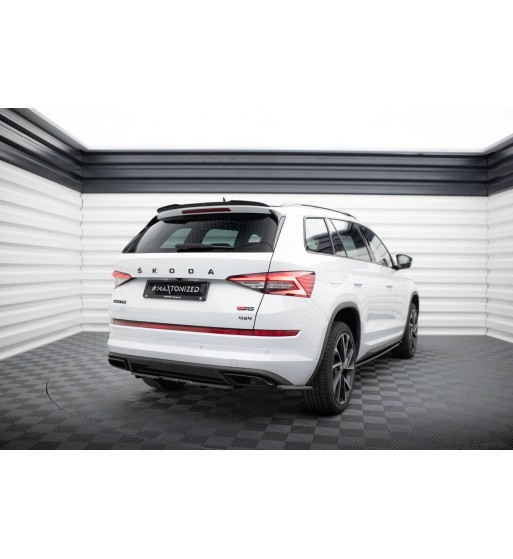 Diffusore posteriore con alette verticali per Skoda Kodiaq RS Mk1 / Mk1 Facelift