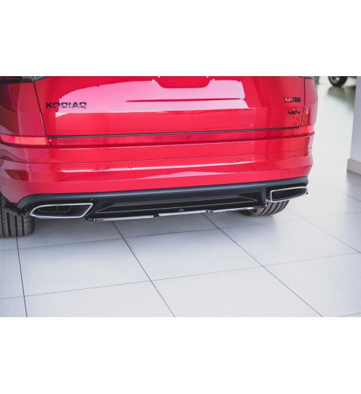 Splitter posteriore per Skoda Kodiaq RS Mk1 / Mk1 Facelift