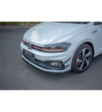 Front splitter V.4 for Volkswagen Polo GTI / R-line Mk6