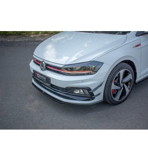 Front splitter V.4 for Volkswagen Polo GTI / R-line Mk6