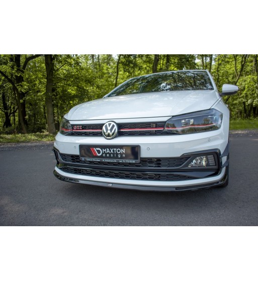 Front splitter V.3 for Volkswagen Polo GTI / R-line Mk6