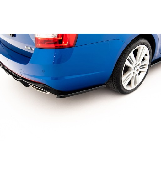 Splitter laterali posteriori V.2 per Skoda Octavia RS Mk3/Mk3 Facelift Hatchback/Station wagon