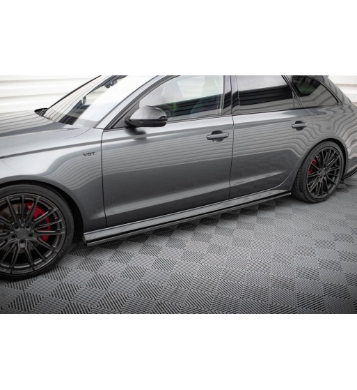 Side skirt diffusers for Audi S6 / A6 S-Line / A6 C7 Facelift