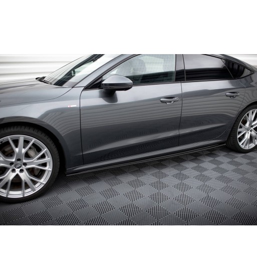 Side skirt diffusers for Audi A7 S-Line C8 / S7 C8 / C8 Facelift / S7 Facelift