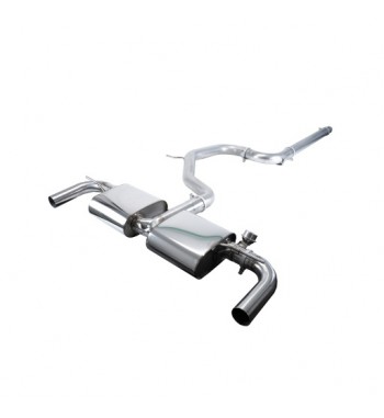 EGO-X ECE catback exhaust system 3" for VW Golf Mk7 GTI Perf. OPF + TCR and Cupra 290 OPF