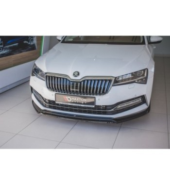 Front splitter V.3 for Skoda Superb Liftback / Combi Mk3 Facelift