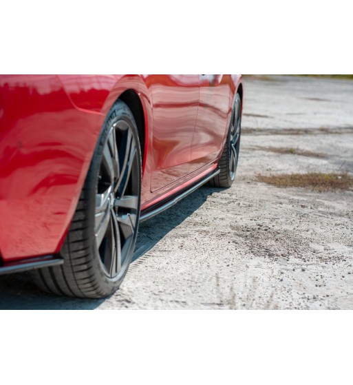 Side skirt diffusers for Peugeot 508 Mk2