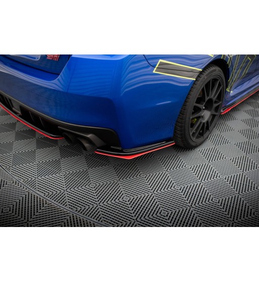 Splitter laterali posteriori V.2 per Subaru WRX STI