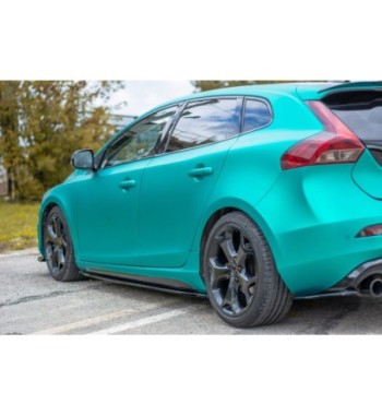 Side skirt diffusers for Volvo V40 R-design