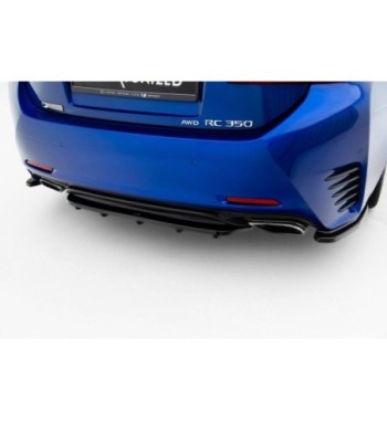 Diffusore posteriore con alette verticali per Lexus Rc Mk1