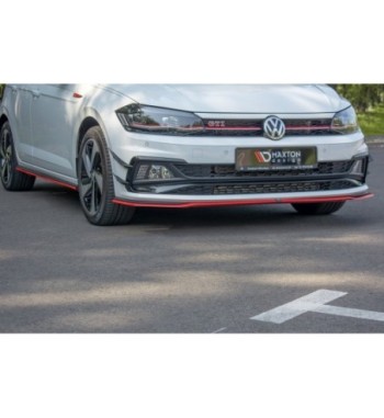 Front splitter V.2 for Volkswagen Polo GTI / R-line Mk6