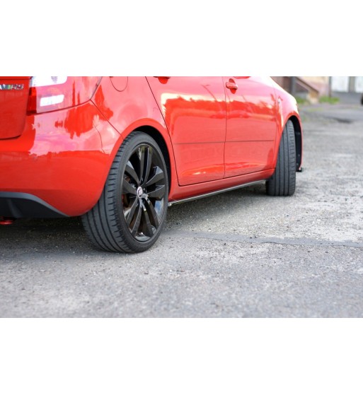 Side skirt diffusers for Skoda Fabia RS Mk2