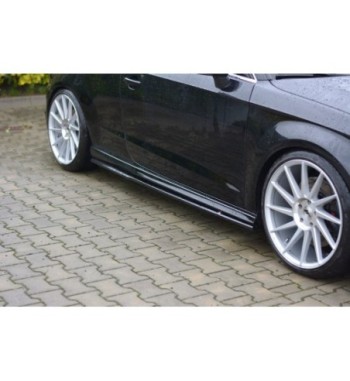 Side skirt diffusers for Audi S3/A3 S-Line Hatchback 8V/8V Facelift