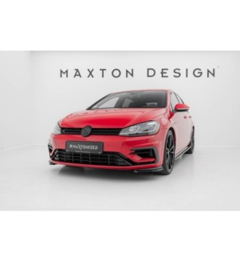 Front side splitters for Volkswagen Golf R / R-Line Mk7 Facelift