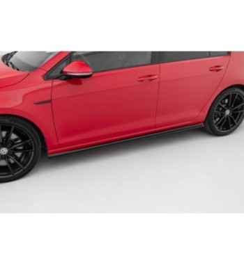 Side skirt diffusers V.2 for Volkswagen Golf R / R-Line Mk7 Facelift