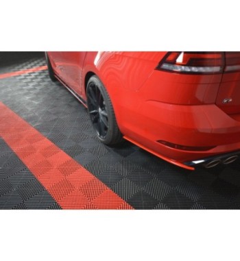 Splitter laterali posteriori V.2 per Volkswagen Golf Mk7 R Variant Facelift