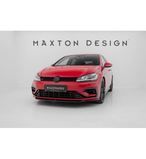 Front splitter V.4 for Volkswagen Golf R / R-Line Mk7 Facelift