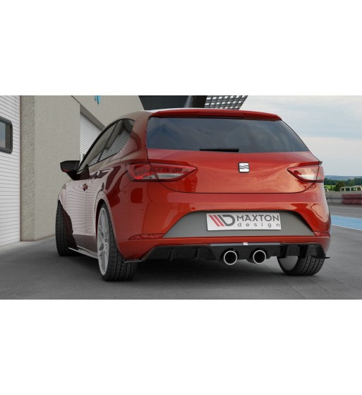 Rear valance V.2 for Seat Leon Cupra Hatchback Mk3 Facelift