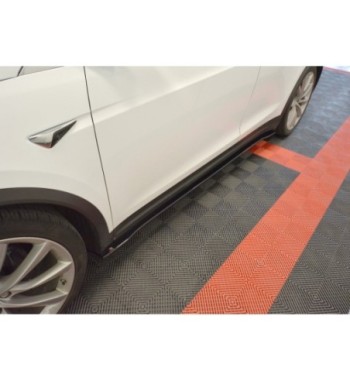 Side skirt diffusers V.2 for Tesla Model X Mk1
