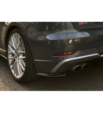Rear side splitters for Audi S3 Sportback 8V Facelift