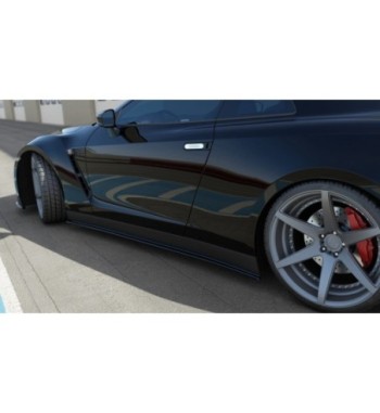 Side skirt diffusers for Nissan GT-R Coupe (R35-SERIES)