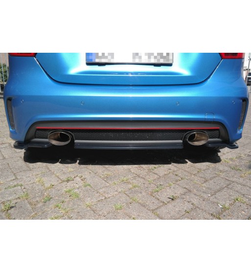 Rear valance without vertical fins for Mercedes-Benz W176 AMG-LINE