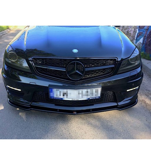 Front splitter for Mercedes-Benz C63 AMG Sedan / Estate W204 Facelift / S204 Facelift