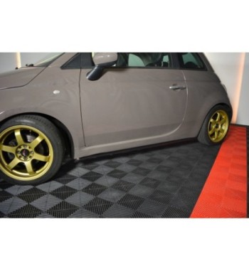 Side skirt diffusers for Fiat 500