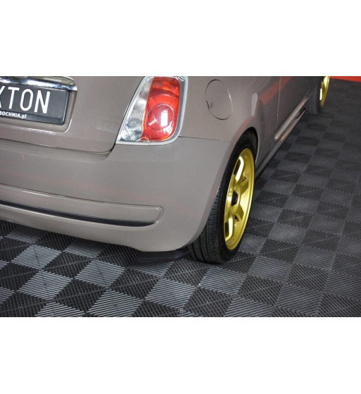 Rear side splitters for Fiat 500