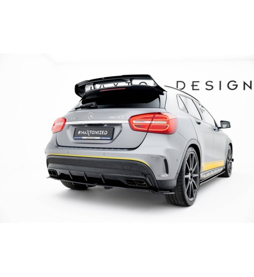 Diffusore posteriore con alette verticali V.1 per Mercedes-Benz GLA 45 AMG