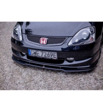 Front splitter V.1 for Honda Civic EP3 (Mk7) TYPE-R/S Facelift