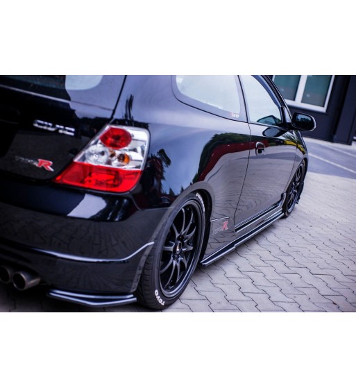 Side skirt diffusers for Honda CIVIC EP3 (MK7) TYPE-R/S FACELIFT