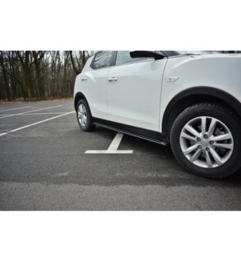 Side skirt diffusers for Ssangyong TIVOLI