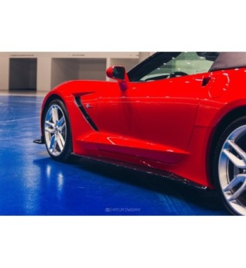 Side skirt diffusers V.1 for Chevrolet Corvette Stingray C7