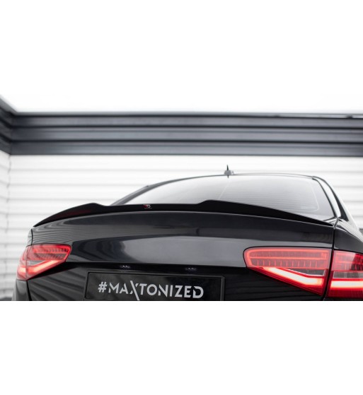 Spoiler extension for Audi S4 B8 Facelift Sedan