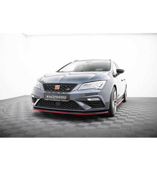 Front splitter V.3 for Seat Leon Cupra / FR Mk3 Facelift