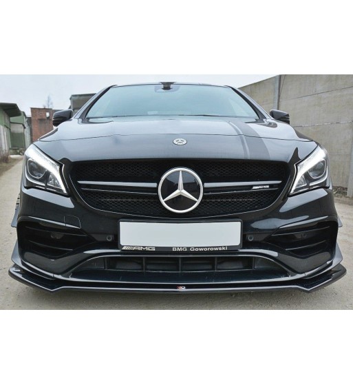 Front splitter V.2 for Mercedes CLA A45 AMG C117 Facelift