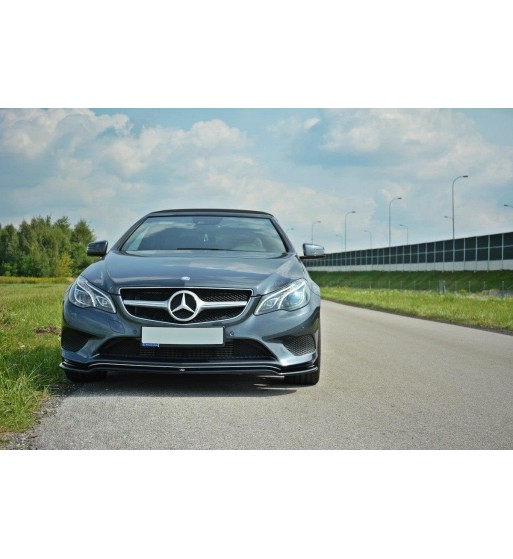 Front splitter V.1 for Mercedes - Benz E Coupe / Cabrio C207 Facelift / A207 Facelift