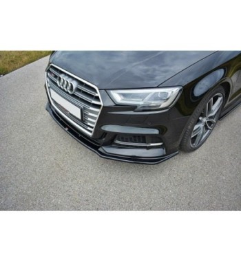 Front splitter V.4 for Audi S3 / A3 S-Line Hatchback / Sportback 8V Facelift