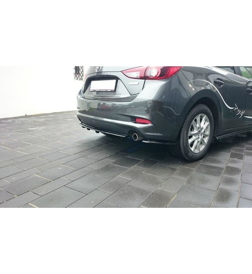 Splitter laterali posteriori per Mazda 3 BN (Mk3) Facelift