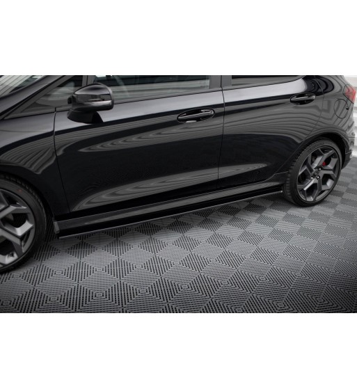 Side skirt diffusers V.1 for Ford Fiesta ST / ST-Line Mk8 / Mk8 Facelift