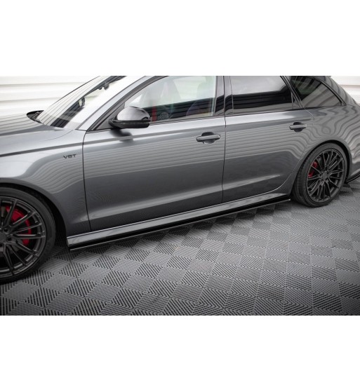 Diffusori delle minigonne laterali V.1 per Audi A6 / A6 C7 S-line/ S6 C7 Facelift