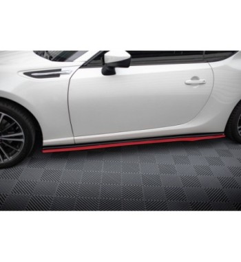 Side skirt diffusers V.2 for Subaru BRZ Mk1 / Mk1 Facelift / Toyota GT86 Facelift