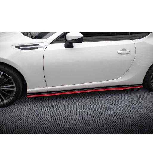 Side skirt diffusers V.2 for Subaru BRZ Mk1 / Mk1 Facelift / Toyota GT86 Facelift