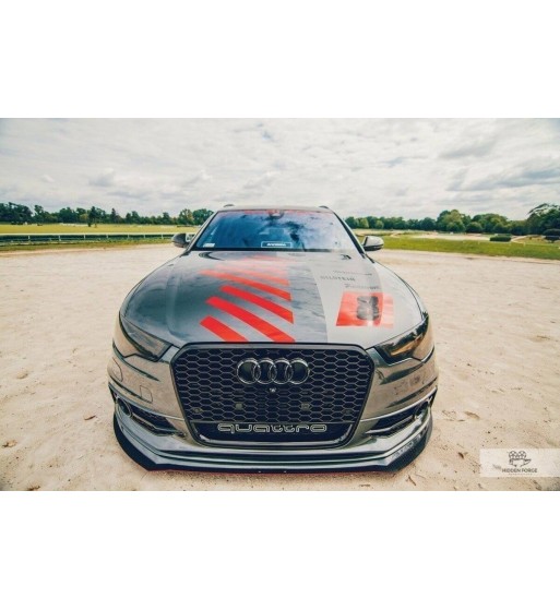 Sport front splitter for Audi A6 Avant/Sedan S-Line C7 (2 Splitter)
