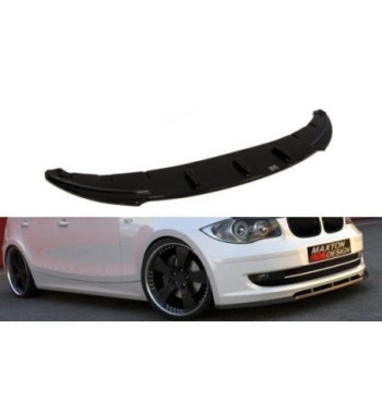 Front splitter for V.1 BMW 1 E81 / E87 (facelift Fur Standard Stosstange)