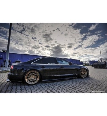 Side skirt diffusers for Audi S8 Sedan D4 Facelift