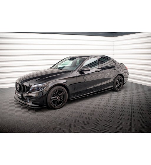 Diffusor Satz passend für Mercedes-Benz C AMG-Line Sedan / Estate W205 Facelift / S205 Facelift