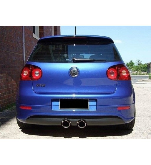 Rear valance for Volkswagen Golf Mk5 R32 (with 2 exhaust cut-outs, for R32 Exhaust)